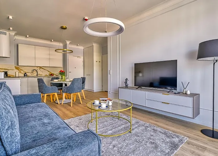 D205 Classik Z Basenem, Sauna, Jacuzzi, Przy Samej Plazy - 5d Апартаменты